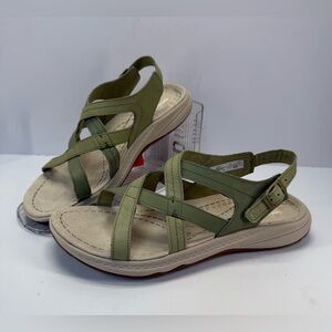 Merrell Olive Green Women's Strappy Slingback Sandals